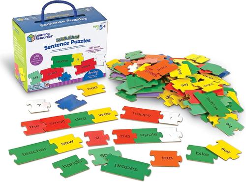 Poze Set activitati educative - Puzzle cu propozitii (lb.engleza)