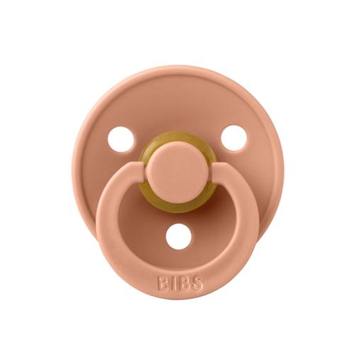 Poze Suzeta Colour Latex pentru bebelusi BIBS, cu tetina rotunda, 0 luni +, Portocaliu