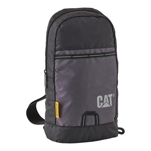 Poze Borseta CATERPILLAR V Power Road Strip Crossbody, material 420D polyester, buzunar cu fermoar (Negru)