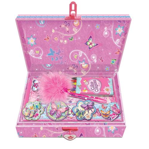 Poze Cutie muzicala cu accesorii, Pecoware, Carton, Fluturi, 3+, Multicolor