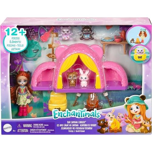 Poze Set papusa cu accesorii camping, Mattel Camping Enchantimals, Multicolor