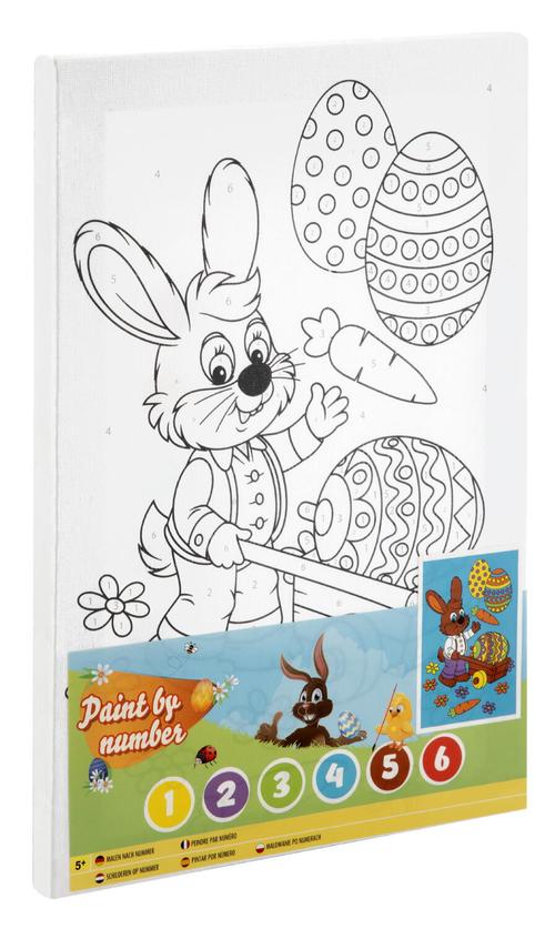 Poze Tablou pictura pe numere Grafix Iepuras Paste