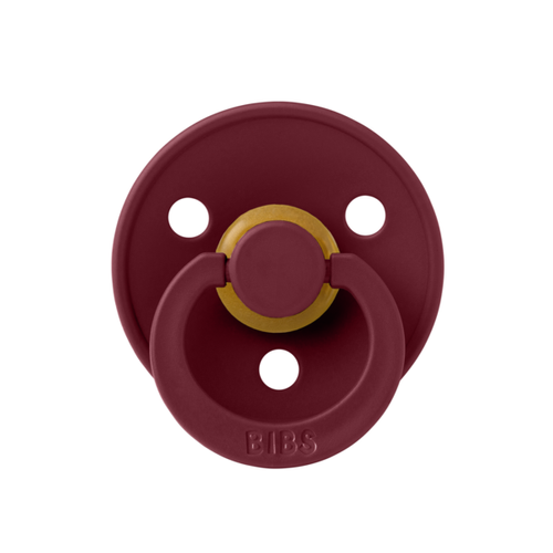 Poze Suzeta Colour Latex BIBS Elderberry, tetina rotunda, 0 luni +