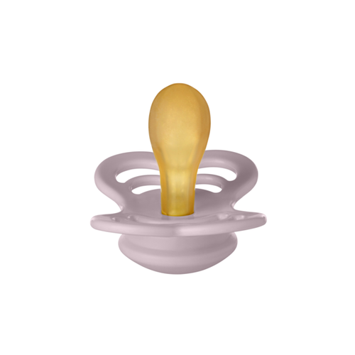 Poze Suzeta Supreme Latex BIBS Dusky Lilac, tetina simetrica, 6 luni +