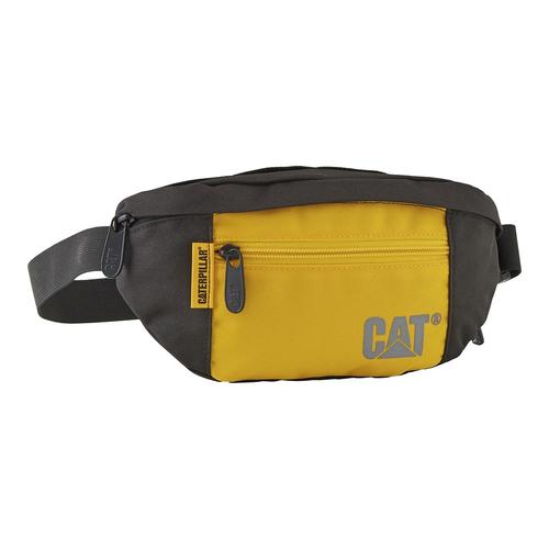 Poze Borseta CATERPILLAR V Power, material 600D polyester, buzunar cu fermoar (Negru/Galben)