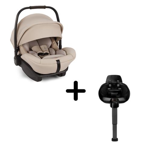 Poze Set scoica auto Nuna, i-size ARRA Next Biscotti + Baza isofix BASE next i-Size pentru ARRA next, testata ADAC, Crem