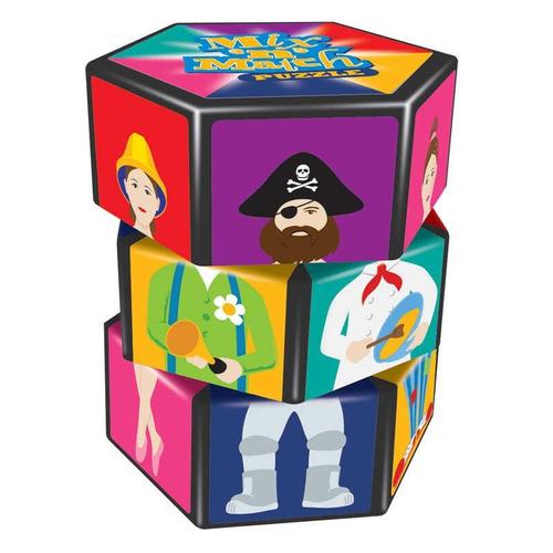 Poze Puzzle hexagonal OneForFun Hainute colorate