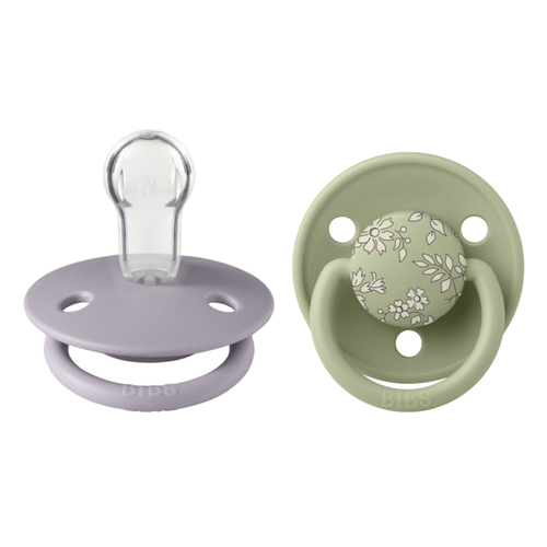Poze Set 2 suzete De Lux Capel Silicon BIBS x LIBERTY, tetina rotunda, marime universala