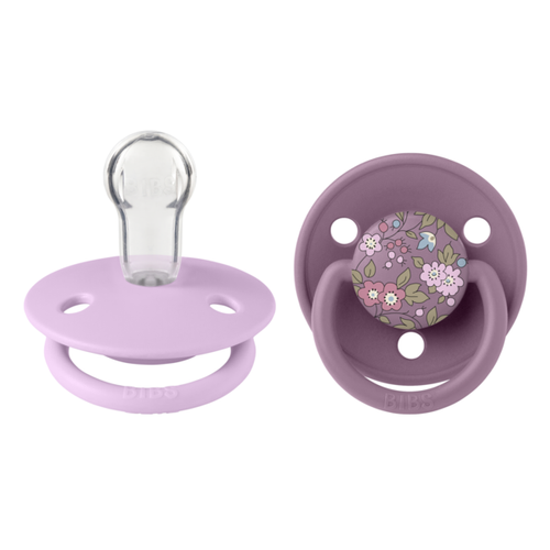 Poze Set 2 suzete De Lux Chamomile Lawn Silicon BIBS x LIBERTY, tetina rotunda, marime universala