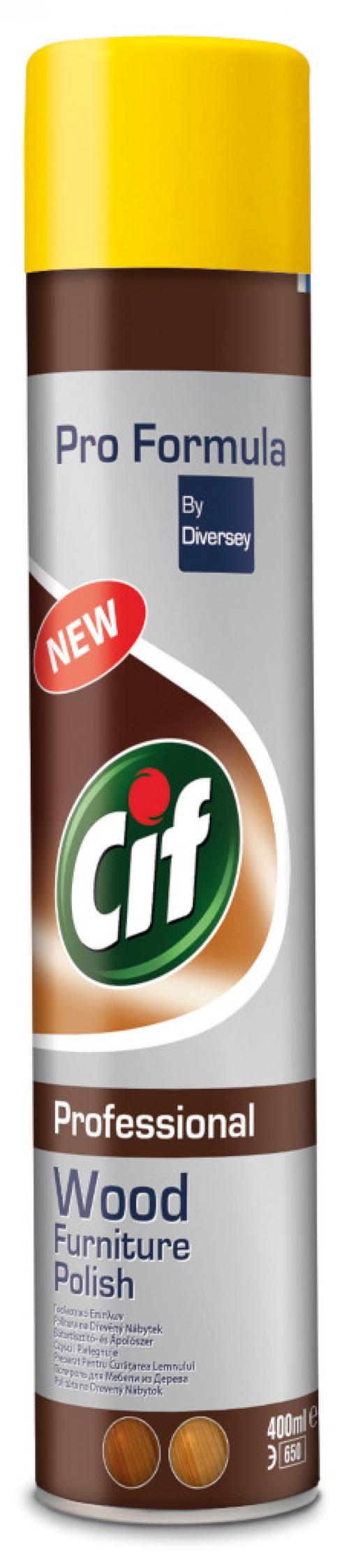 Spray pentru curatare, stralucire si intretinere mobila, CIF Professional 400ml