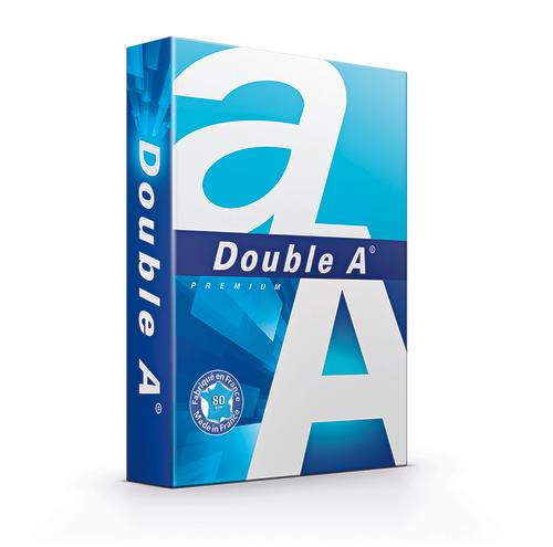 Hartie alba pentru copiator A4 Double A Premium, 80g/mp, 500coli/top, clasa A