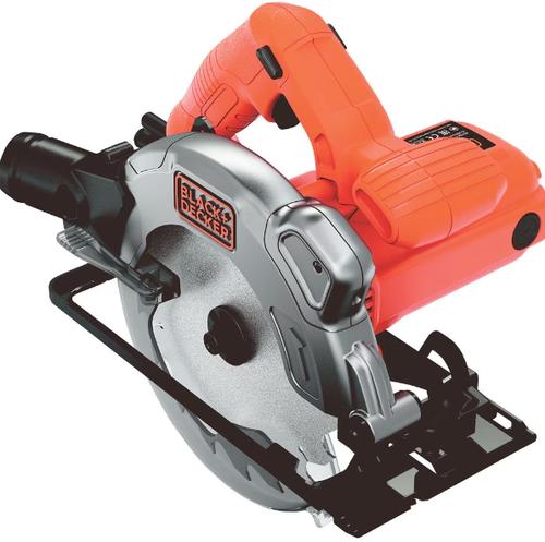 Fierastrau circular Black+Decker CS1250LA-QS, laser, 1250 W, 190 mm (Portocaliu/Argintiu)