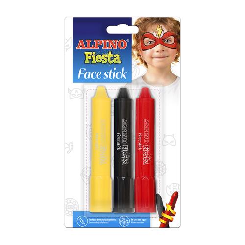 Creioane machiaj ALPINO Fiesta Boys, 3 culori/blister