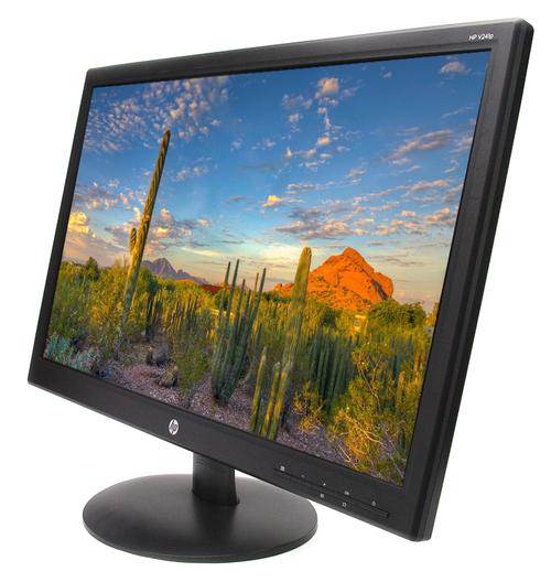 Monitor Refurbished HP EliteDisplay v241p, 24 Inch Full HD MVA LED, VGA, DVI, USB