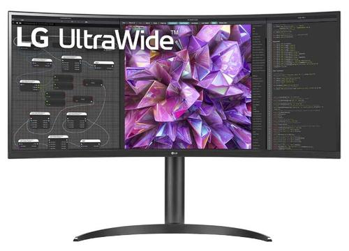 Monitor Gaming IPS LED LG 34inch 34WQ75X-B, WQHD (3440 x 1440), HDMI, DisplayPort, AMD FreeSync, Ecran Curbat, Boxe, 60 Hz, 5 ms (Negru) 