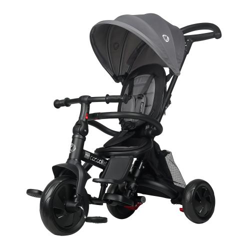 Tricicleta multifunctionala Coccolle Alegra, 0 - 25kg, Gri