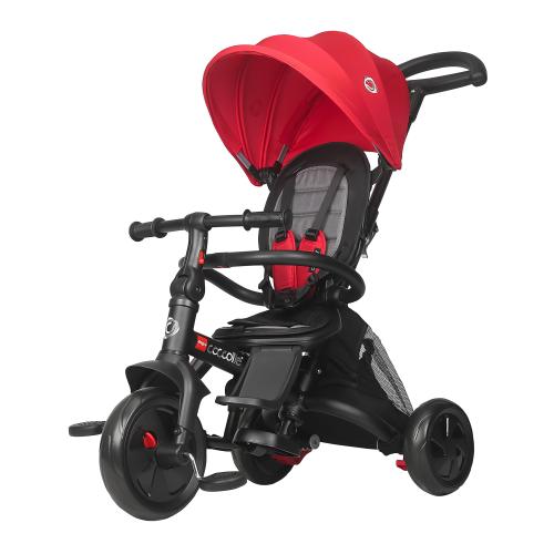 Tricicleta multifunctionala Coccolle Alegra, 0 - 25kg, Rosu