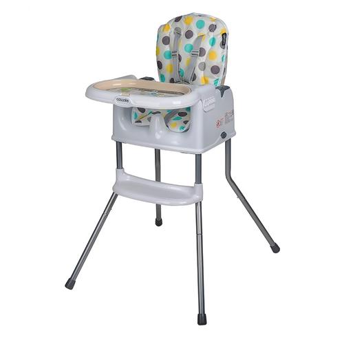 Scaun de masa multifunctional Coccolle Ziti Beige Dots, 6 luni-3 ani, 0 - 15 kg