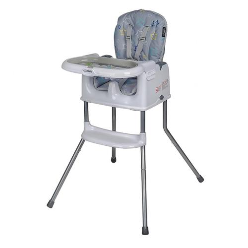 Scaun de masa multifunctional Coccolle Ziti Grey Stars, 6 luni-3 ani, 0 - 15 kg
