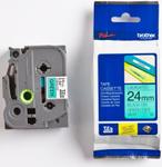 Brother Etichete TZE751 24mm (negru/verde)