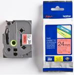 Brother Etichete TZE451 24mm (negru/rosu)