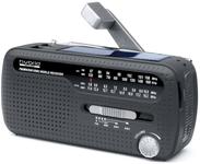 Radio portabil Hibrid Muse MH-07 DS / HYBRID, 4-Band, Incarcare Solara si Dinam (Negru)