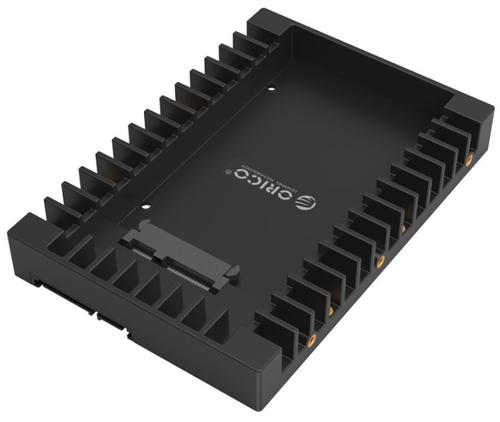 Adaptor HDD Caddy Orico 1125SS, HDD/SSD 2.5inch la 3.5inch (Negru)