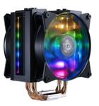 Cooler CPU Cooler Master MasterAir MA410M, Iluminare RGB (Negru)