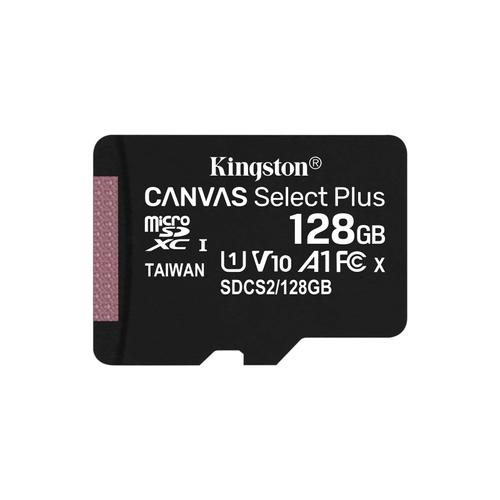 Card de memorie MicroSD Kingston Canvas Select Plus, 128GB, UHS-I, Class 10