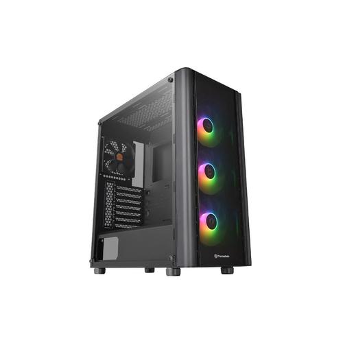 Carcasa Thermaltake V250, Mid Tower, Tempered Glass, iluminare aRGB (Negru)