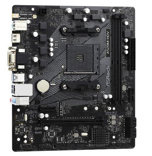 Placa de baza ASRock A520M-HDV, AMD A520, AM4, mATX