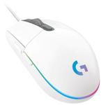 Mouse Gaming Logitech G203 LightSync, iluminare RGB, USB (Alb)
