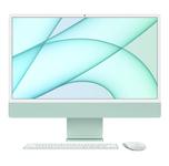 All in One PC Apple IMac 2021 (Procesor Apple M1 (12MB cache, 3.20ghz), 24", 4.5K, 8GB, SSD 256 GB, 7-Core GPU, Layout INT, Verde)