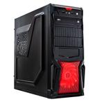 Calculator Sistem PC Gaming Interlink, Intel Core i5-4460s 2.90GHz, 8GB DDR3, 120GB SSD + 500GB SATA, Placa video AMD Radeon RX550 4GB GDDR5, DVD-RW (Negru)