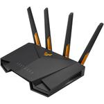 Router Gaming Wireless ASUS TUF Gaming AX3000 V2, AX3000, Dual Band, Wi-Fi 6, 4 antene Wi-Fi (Negru)