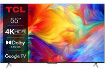 Televizor LED TCL 139 cm (55") 55P638, Ultra HD 4K, Smart Google TV, WiFi, CI+