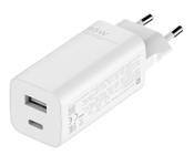 Incarcator Retea Xiaomi BHR5515GL, 65W, USB Type-C, USB Type-A, GaN Tech (Alb)