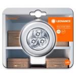 Lampa LED portabila Ledvance DOT-it CLASSIC, pe baterii 3xLR3 incluse , 0.2W, 10 lm, lumina rece (7000K), IP20, Argintiu