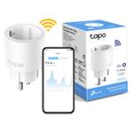 Priza inteligenta TP-Link Mini Tapo P115, Wi-Fi, monitorizare consum energie, voice control, 16A, compatible with Android / iOS, Amazon Alexa si Google Assistant, 220-240V, design compact (Alb)