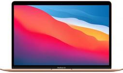 Laptop Apple MacBook Air (Procesor Apple M1 (12M Cache, up to 3.20 GHz), 13.3", Retina, 8GB, 256GB SSD, Integrated M1 Graphics, Mac OS Big Sur, Layout US, Roz/Auriu) + adaptor priza US - EU