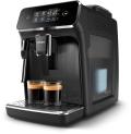 Espressor automat Philips EP2224/40, Rasnita Ceramica, Sistem de Spumare a Laptelui, Ecran Tactil (Negru)