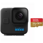 Camera video sport GoPro H11B MINI, 5.3K60, Bundle (Negru)