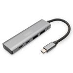 HUB USB 3.1 tip C, 4 porturi (2 tip A + 2 tip C), Digitus