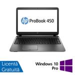 Laptop Refurbished HP ProBook 450 G3, Intel Core i5-6200U 2.30GHz, 8GB DDR4, 256GB SSD, 15.6 Inch HD, Webcam + Windows 10 Pro