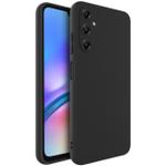 Husa Lemontti Silicon Soft Slim compatibila cu Samsung Galaxy A05s, Negru, material mat si fin, captusit cu microfibra