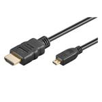 Cablu HDMI - Micro HDMI, 4K@60Hz, conectori auriti, 1m, PremiumCord kphdmad1